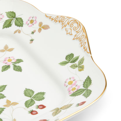 Wedgwood Wild Strawberry Square Cake Plate 27cm