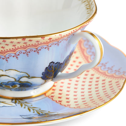 Wedgwood Butterfly Bloom Blue Teacup and Saucer