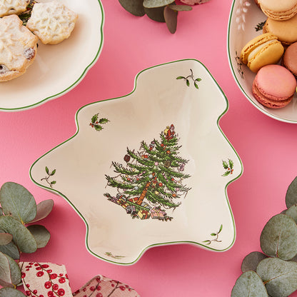 Spode Christmas Tree Christmas Tree Shaped Dish