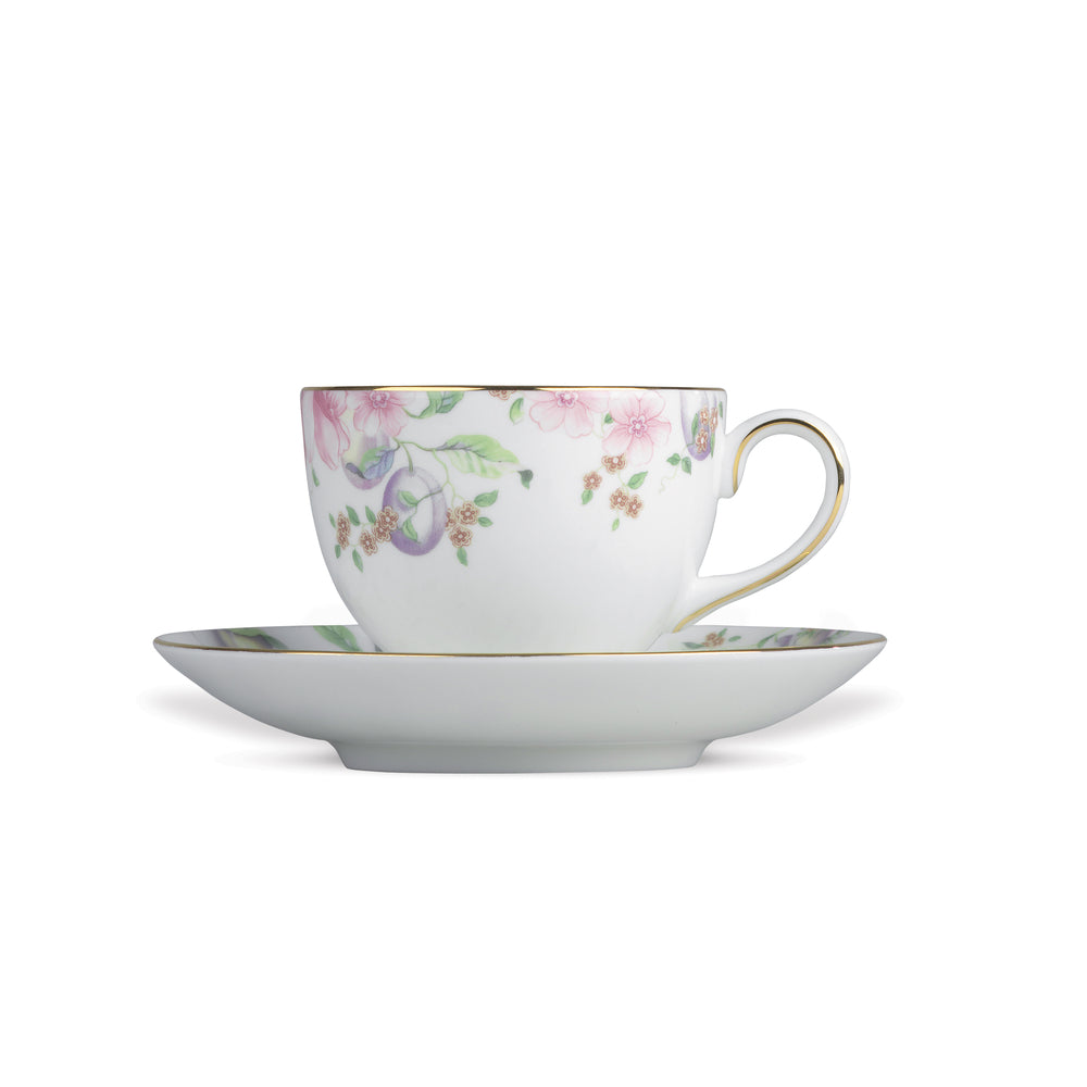 Wedgwood Sweet Plum Teacup and Saucer