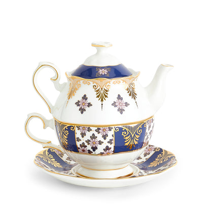 Royal Albert Tea for One - Regency Blue 1900