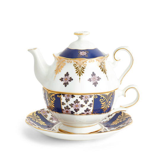 Royal Albert Tea for One - Regency Blue 1900