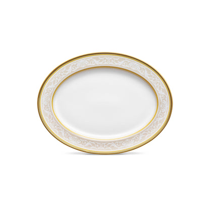 Noritake Glendonald Gold Oval Platter 35cm