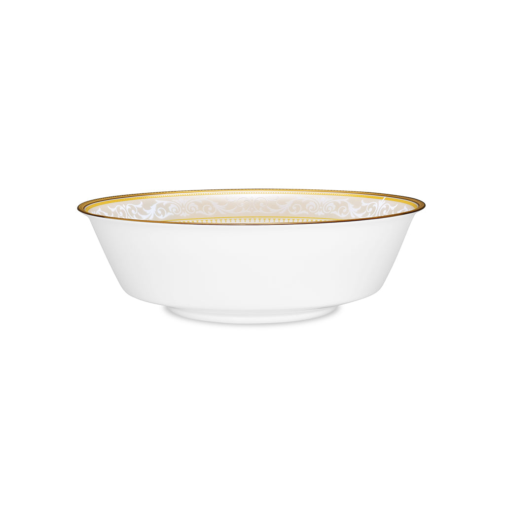 Noritake Glendonald Gold Round Salad Bowl 23cm