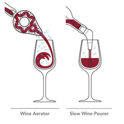 Vacu Vin Wine Aerator - Grey