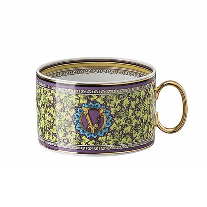 Versace Barocco Mosaic Teacup & Saucer Set of 6