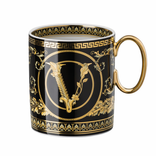 Versace Virtus Gala Black Mug 300ml