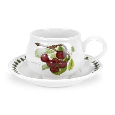 Portmeirion Pomona Cherry Breakfast Cup and Saucer