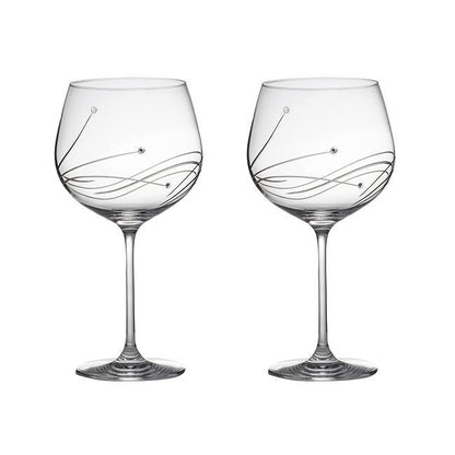 Royal Scot Crystal Diamante Gin & Tonic Copa Glass Set of 2