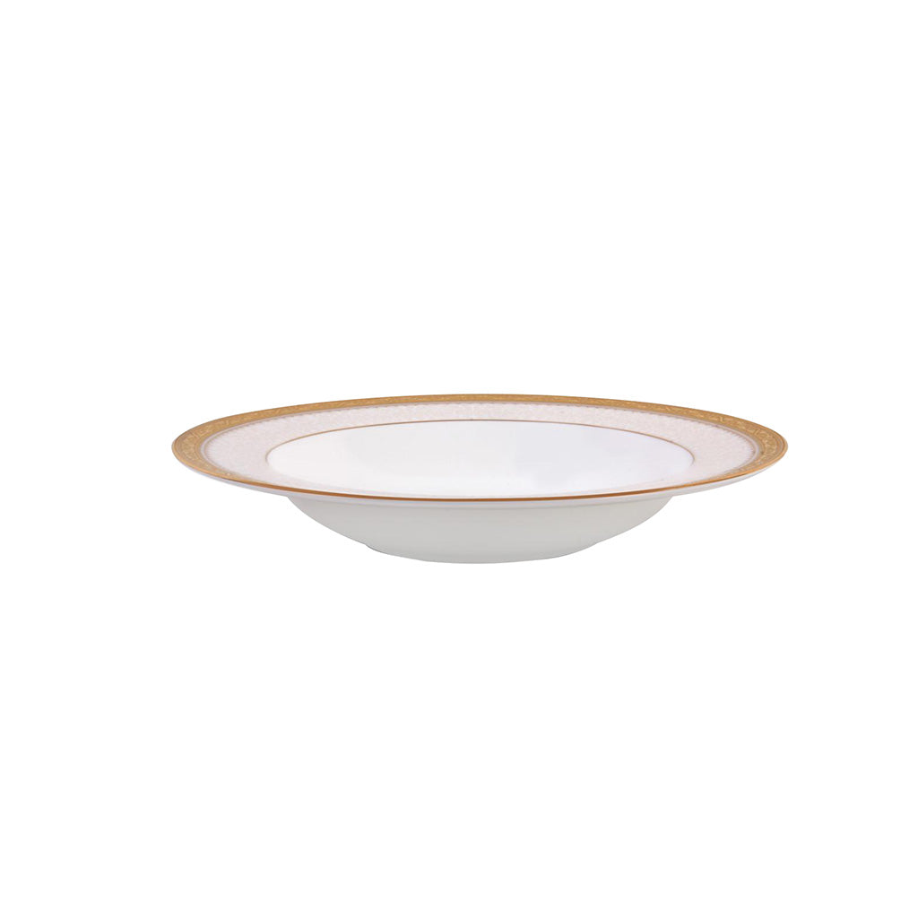 Noritake Odessa Gold Rimmed Soup 22cm