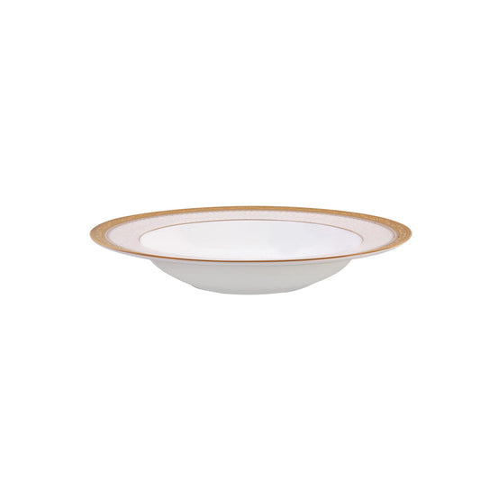 Noritake Odessa Gold Rimmed Soup 22cm