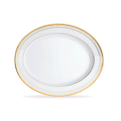 Noritake Hampshire Gold Oval Platter 40cm (LG)