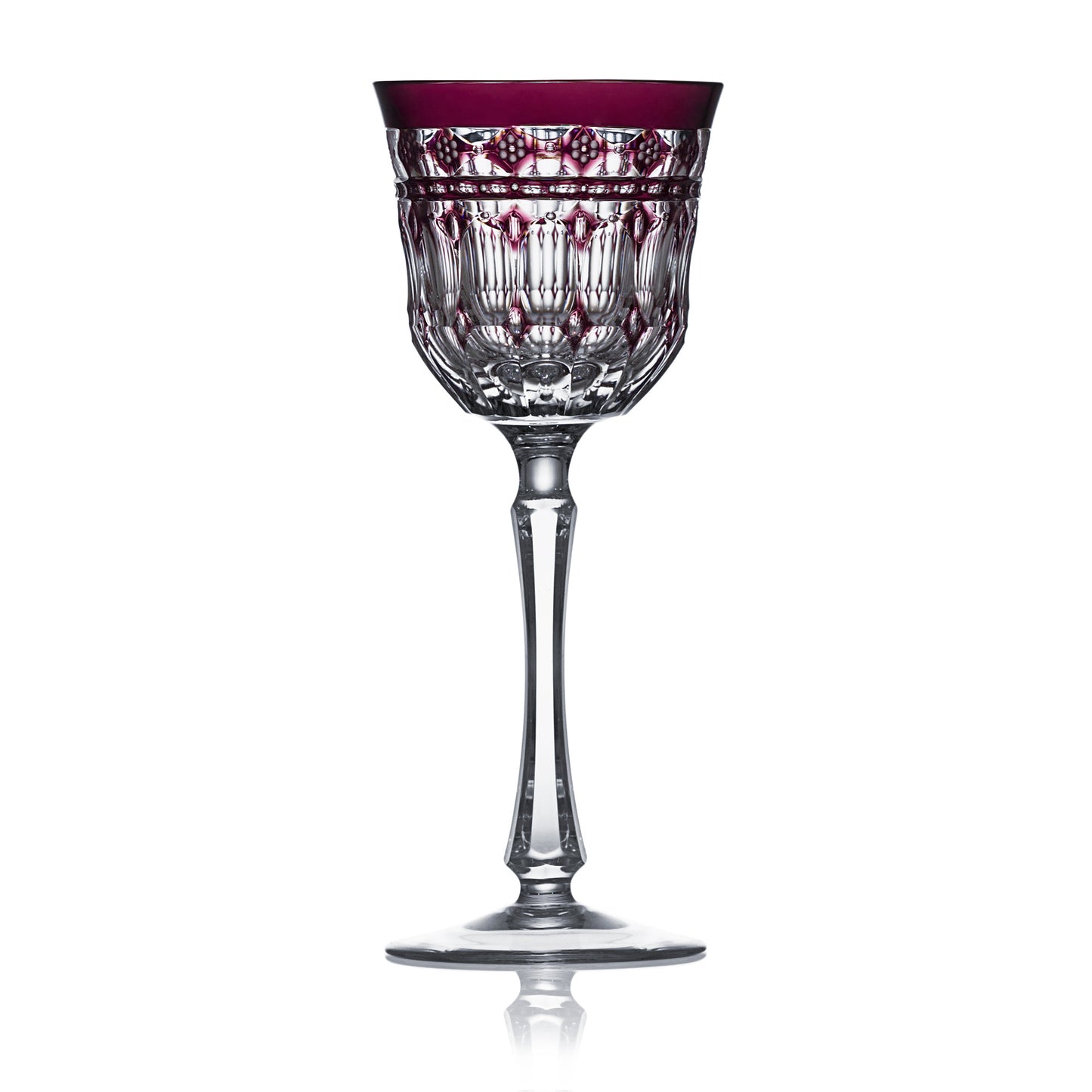 Varga Crystal Barcelona Amethyst White Wine Glass