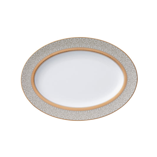 Noritake Odessa Gold Oval Platter 37cm