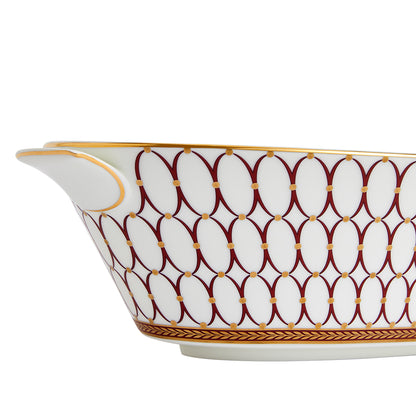 Wedgwood Renaissance Red Open Vegetable Dish 35cm