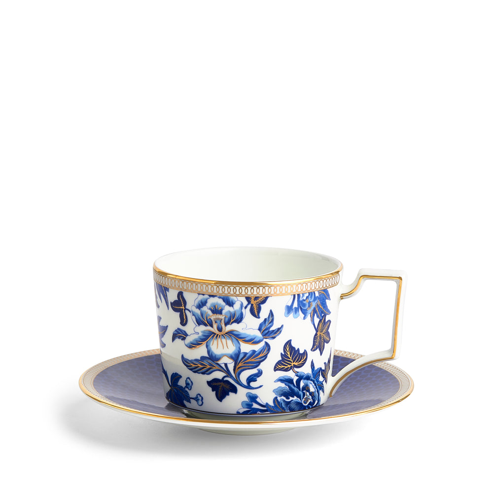 Wedgwood Hibiscus Teacup & Saucer