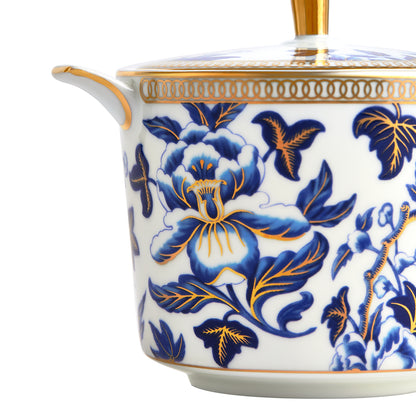 Wedgwood Hibiscus Iconic Covered Sugar Pot