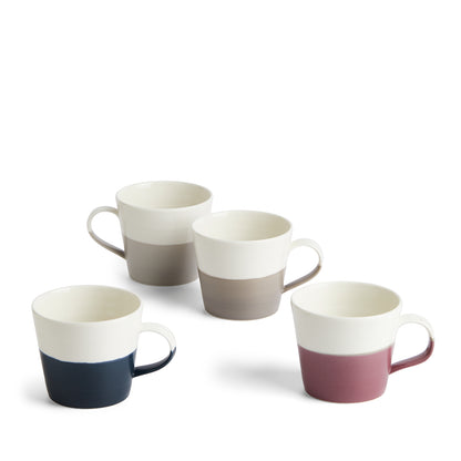 Royal Doulton Coffee Studio Mixed Small Mug Set of 4