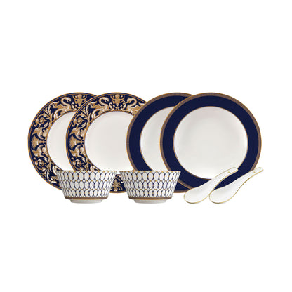 Wedgwood Renaissance Gold Dining Set For 2