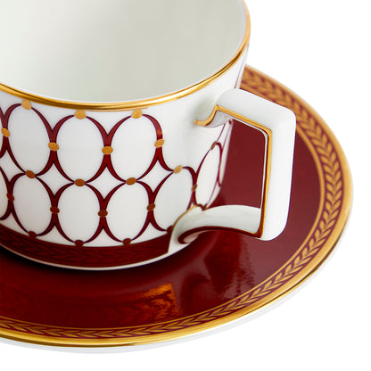 Wedgwood Renaissance Red Coffee Cup & Saucer