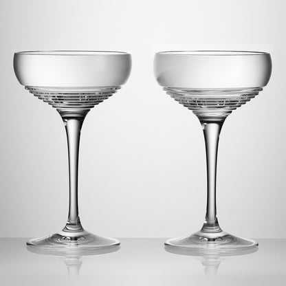 Waterford Crystal Mixology Circon Coupe Glass Set of 2