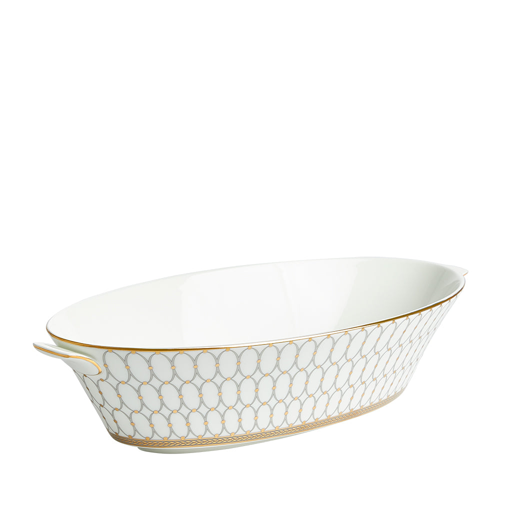 Wedgwood Renaissance Grey Open Vegetable Dish 34cm