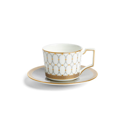 Wedgwood Renaissance Grey Coffee Cup and Saucer