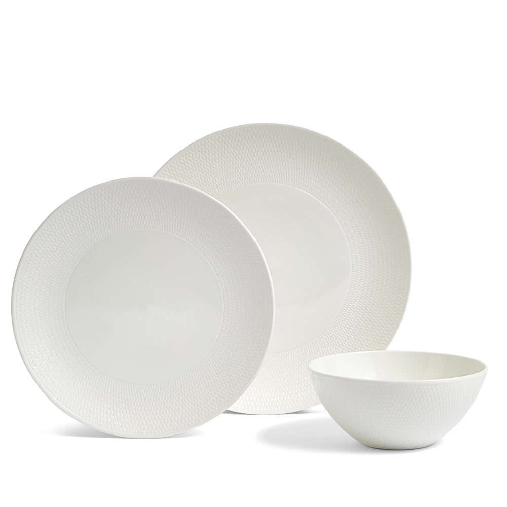 Wedgwood Gio White Dinner Set of 12