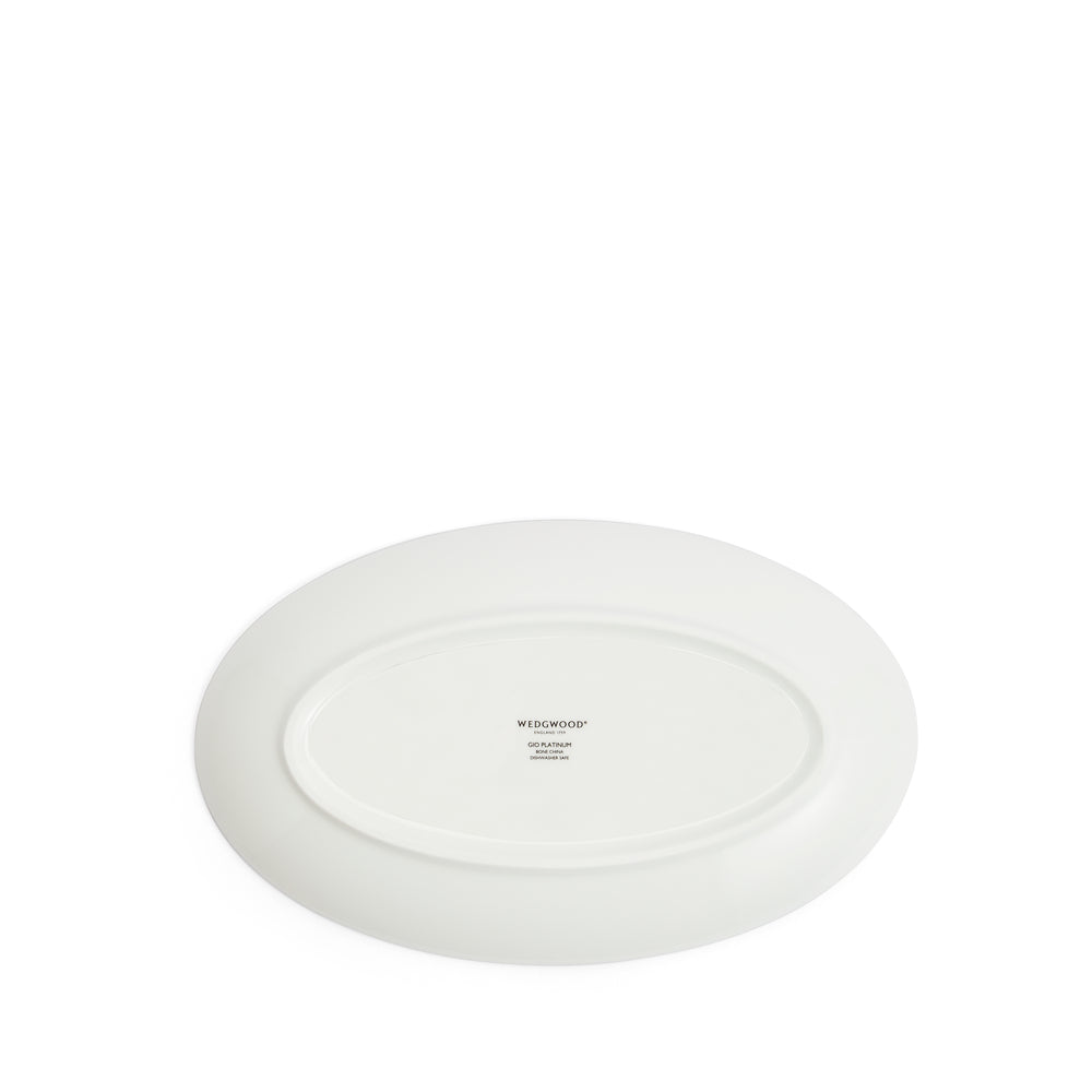 Wedgwood Gio Platinum 26cm Oval Serving Platter