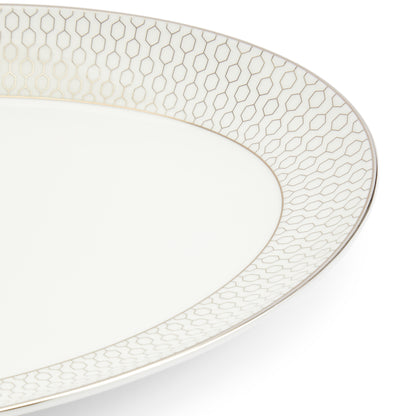 Wedgwood Gio Platinum 26cm Oval Serving Platter