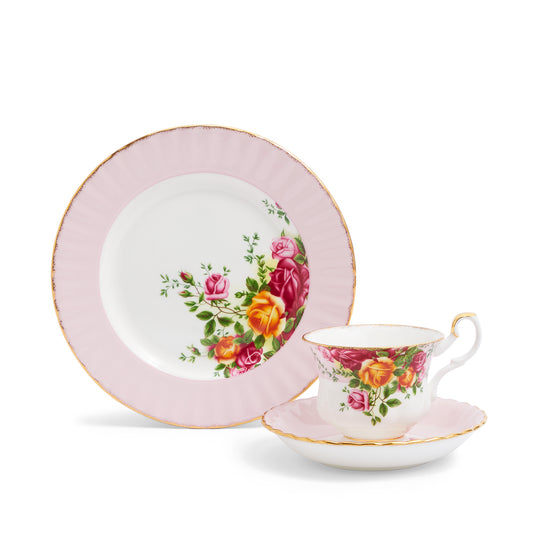Royal Albert Old Country Roses 3 Piece Set - Rose