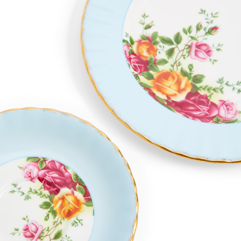 Royal Albert Old Country Roses 3 Piece Set - Aqua