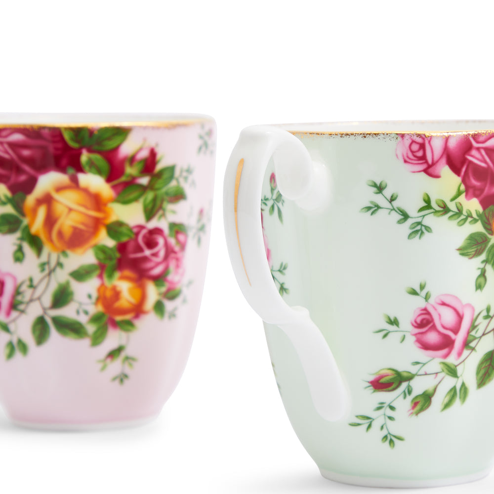 Royal Albert Old Country Roses Colour Accents Mug Set of 4