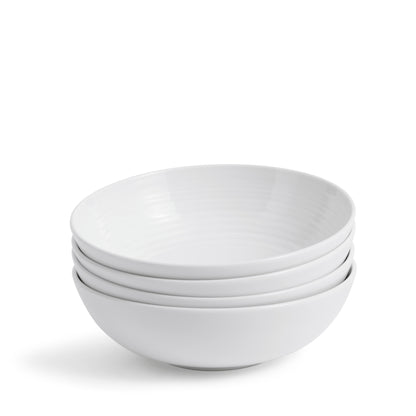 Royal Doulton Gordon Ramsay Maze White Cereal Bowl 18cm Set of 4