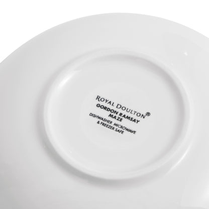 Royal Doulton Gordon Ramsay Maze White Cereal Bowl 18cm Set of 4