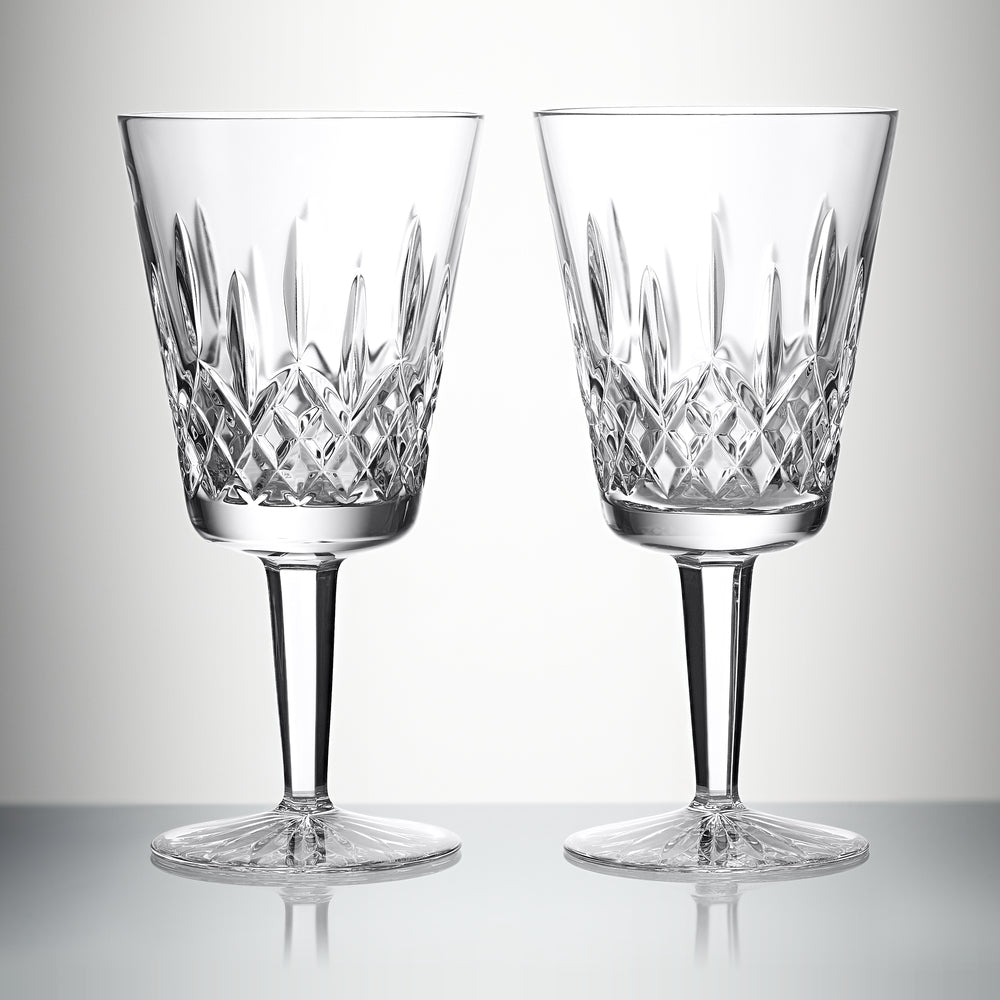 Waterford Crystal Lismore Large Goblet Set of 2