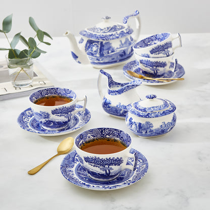 Spode Blue Italian Breakfast Cup & Saucer