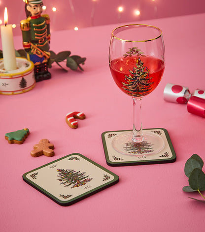 Pimpernel Christmas Tree Coasters Set of 6