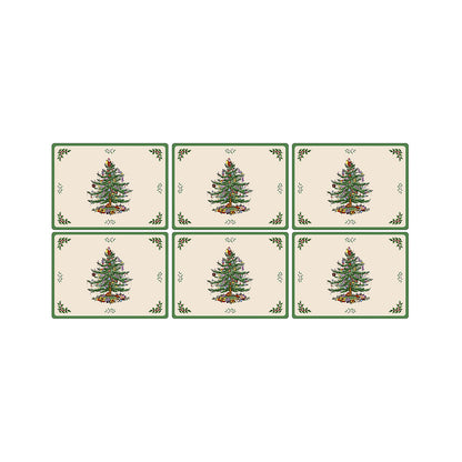 Pimpernel Christmas Tree Small Placemats Set of 6