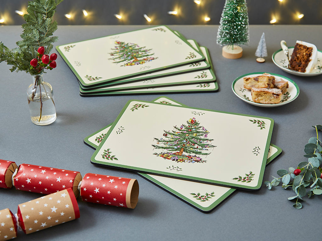 Pimpernel Christmas Tree Small Placemats Set of 6