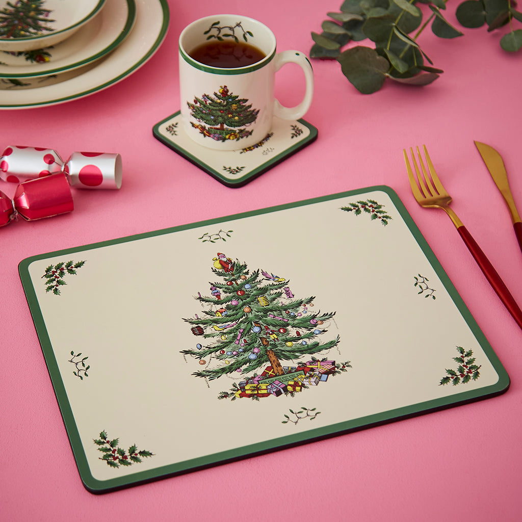 Pimpernel Christmas Tree Small Placemats Set of 6