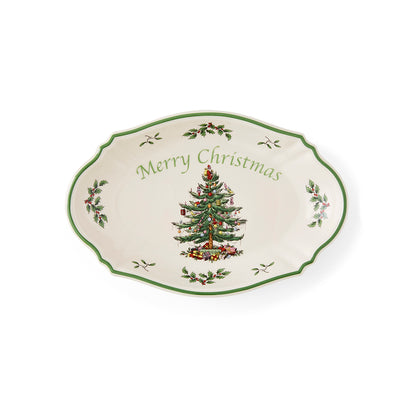 Spode Christmas Tree Merry Christmas Tray