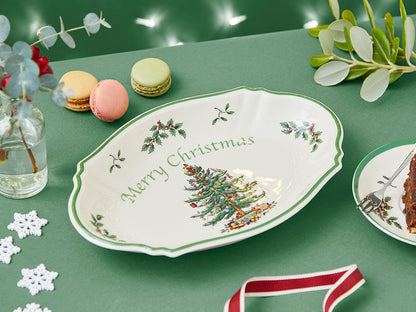 Spode Christmas Tree Merry Christmas Tray