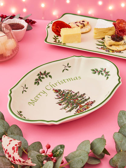 Spode Christmas Tree Merry Christmas Tray