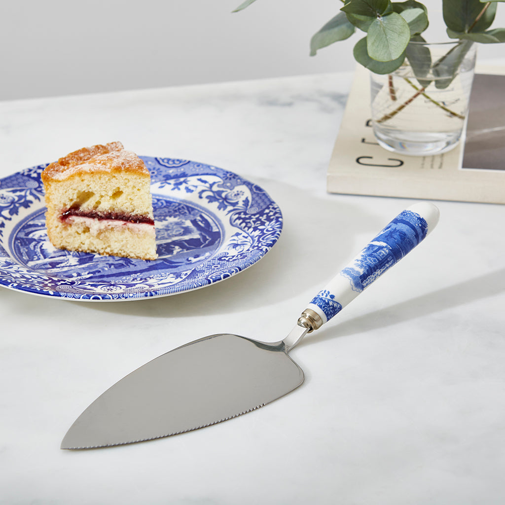 Spode Blue Italian Cake Slice