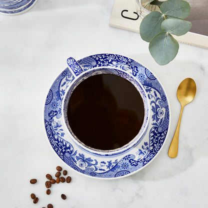 Spode Blue Italian Jumbo Cup & Saucer