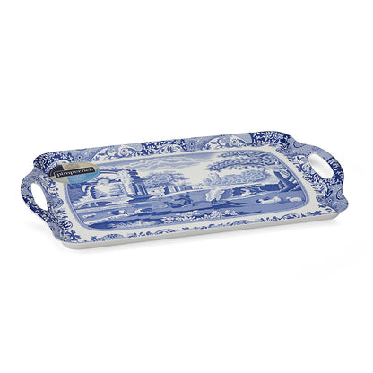 Pimpernel Blue Italian Large Handled Tray