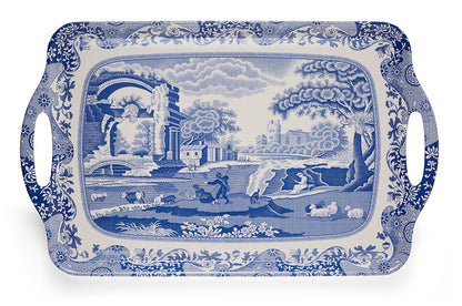 Pimpernel Blue Italian Large Handled Tray