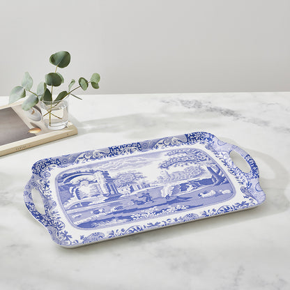 Pimpernel Blue Italian Large Handled Tray