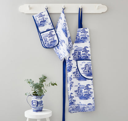 Pimpernal Blue Italian Cotton Apron